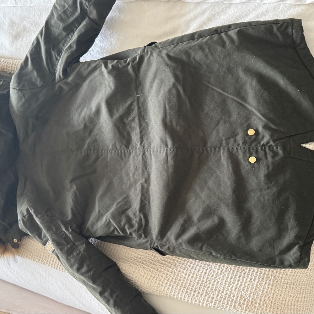 Holland Cooper New Green Waxed Parka - Picture 15 of 17